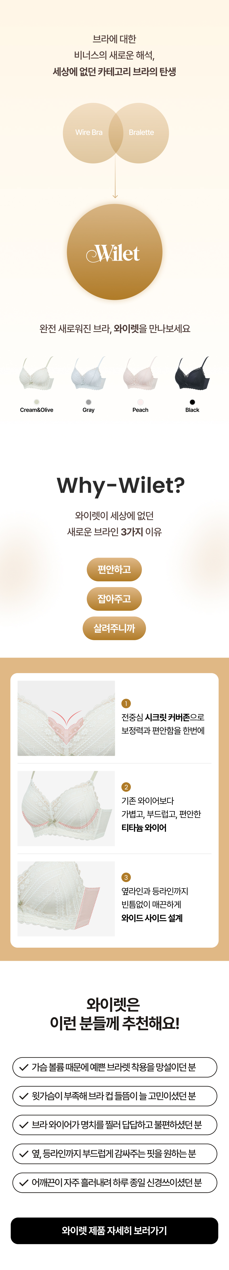 Why-Wilet? 와이렛이 세상에 없던 새로운 브라인 3가지 이유 — 와이렛은 이런 분들께 추천해요
