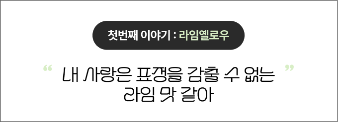 첫번째 이야기 - 라임옐로우