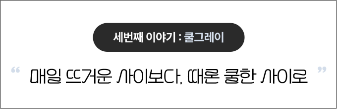 세번째 이야기 - 쿨그레이